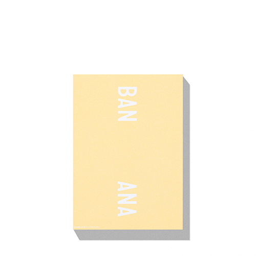 #Postcard Block Banana(03-0049)