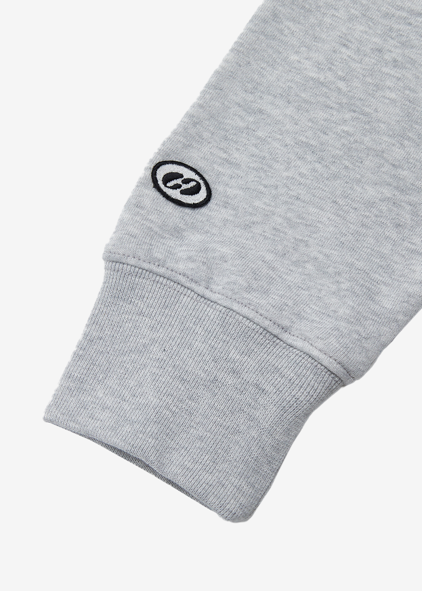 Signature symbol sleeve patches sweatshirt - Grey
