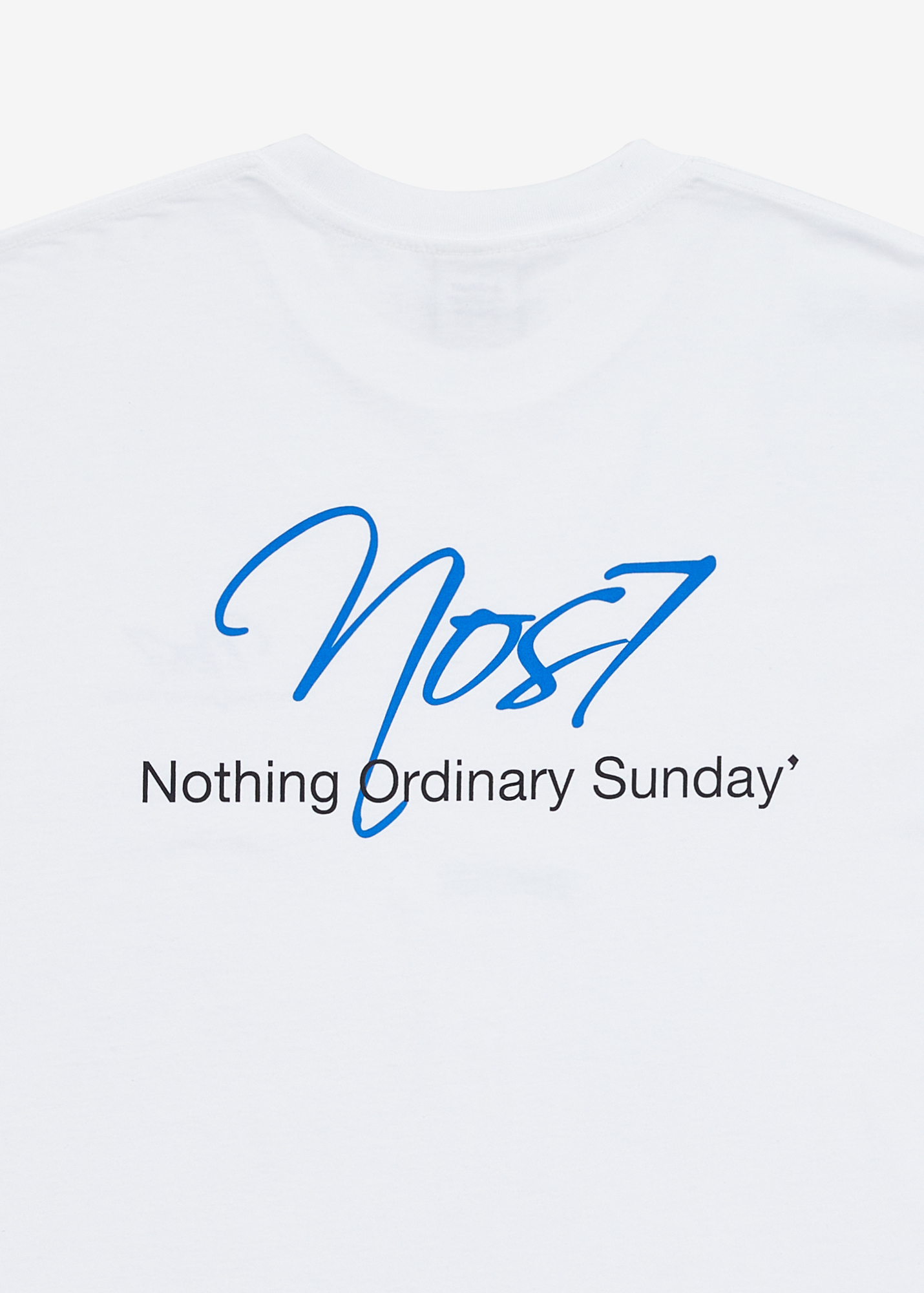 NOS7 Handwriting T-shirt - White