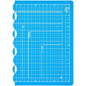 [나카바야시]접이식커팅매트A4 블루