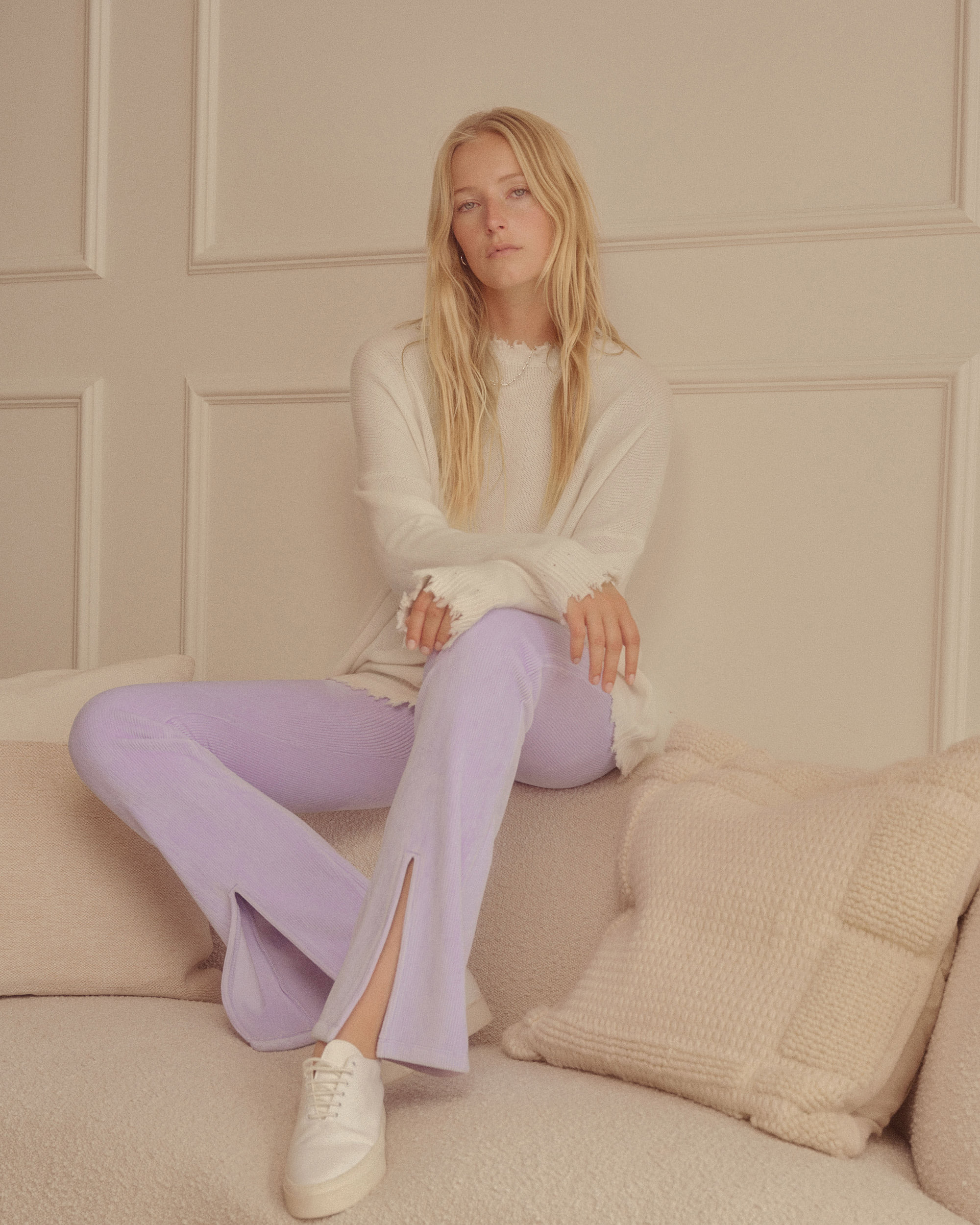 LUNA PANTS LAVENDER