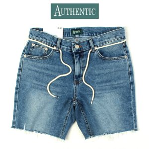 [AUTHENTIC] String Damage Short Denim 스트링숏데님