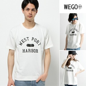 [WEGO/BROWNY] west port T 브라우니 화이트티셔츠 부드러운원단