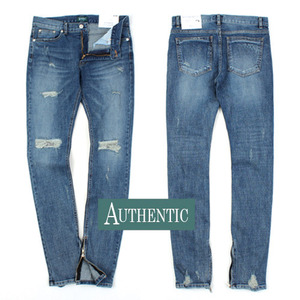 [AUTHENTIC]  Damage Zipper Jeans 데미지지퍼진 1112