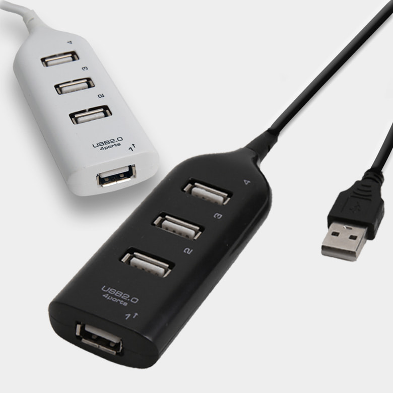 멀티 4포트 USB 허브 노트북 USB-4PORTS 벌크