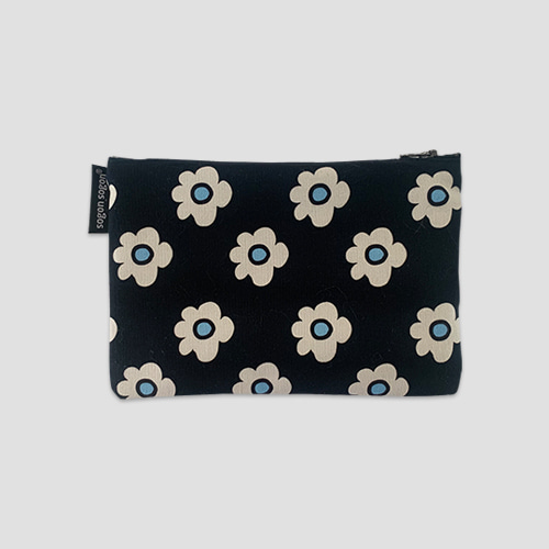 [소곤소곤] retro flower pouch m (3차입고)