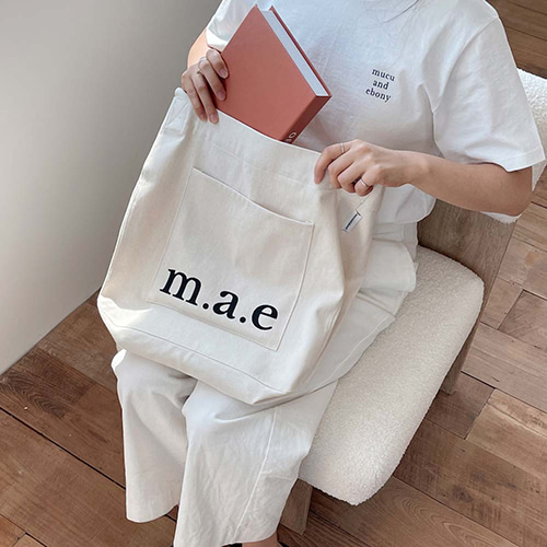 [무쿠앤에보니] m.a.e Logo Bag (11차입고)