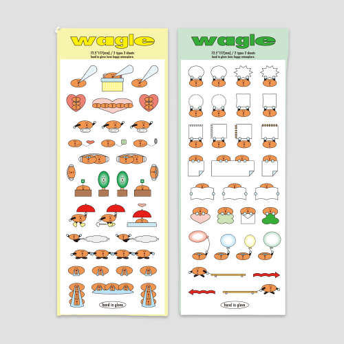 [핸드인글러브] wagle sticker 01 (3차입고)