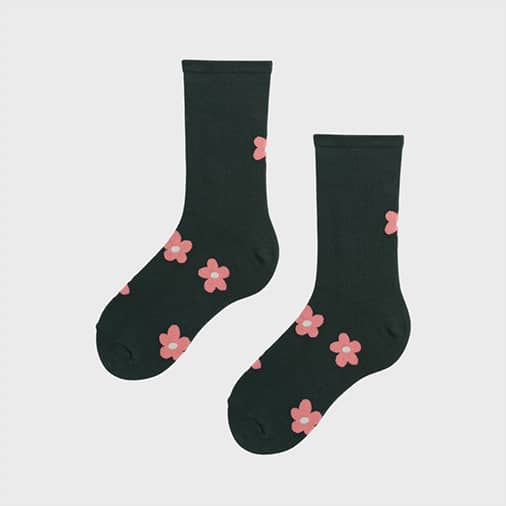[도넛바이닐샵] flower carpet - dark green (재입고)