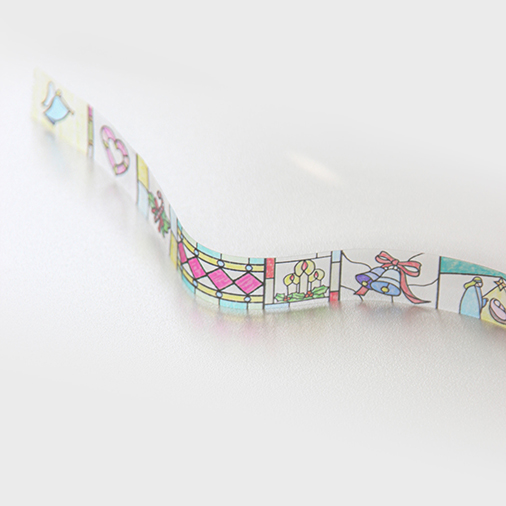 [BOKI] Stained Glass - The First Noël Masking Tape
