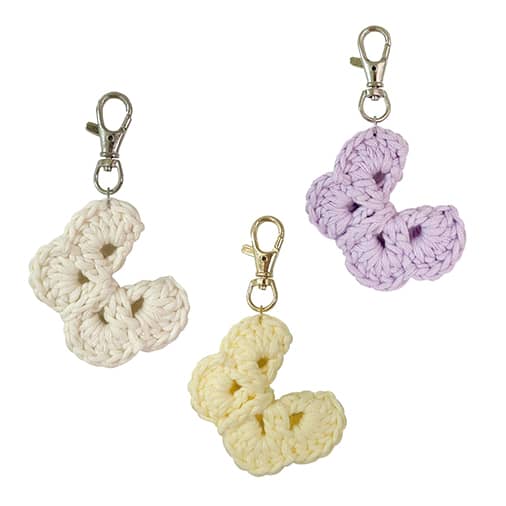 [프롬비] Butterfly knit keyring