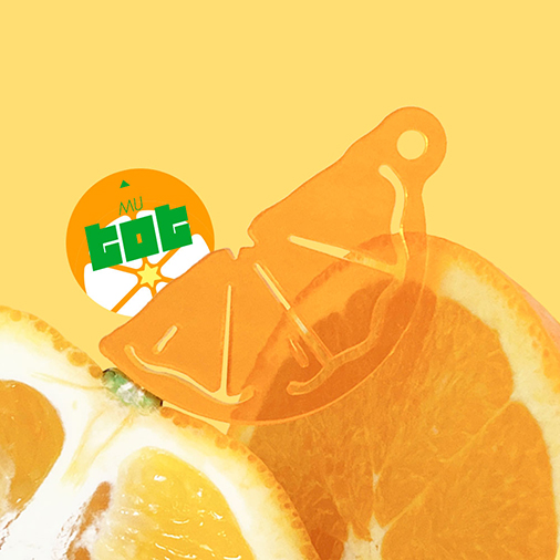 [무톳] sunrise orange keyring