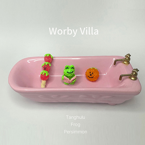 [워비빌라] worby villa mini keyring (재입고)