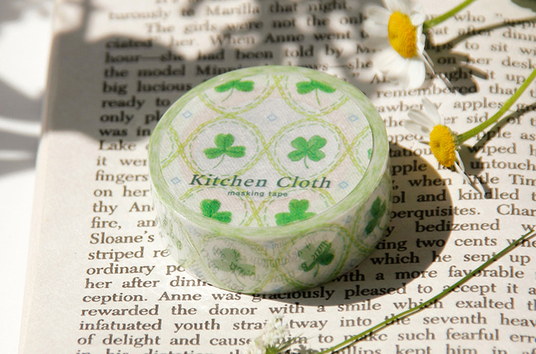 [BOKI] Kitchen Cloth Masking Tape - Clover Garden (5차입고)