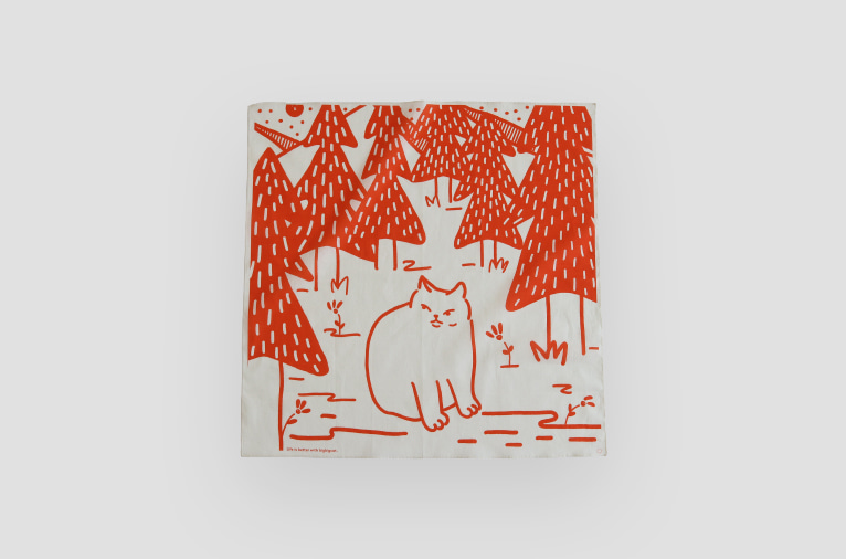 [bigbigcat] 숲속 빅빅캣 반다나
