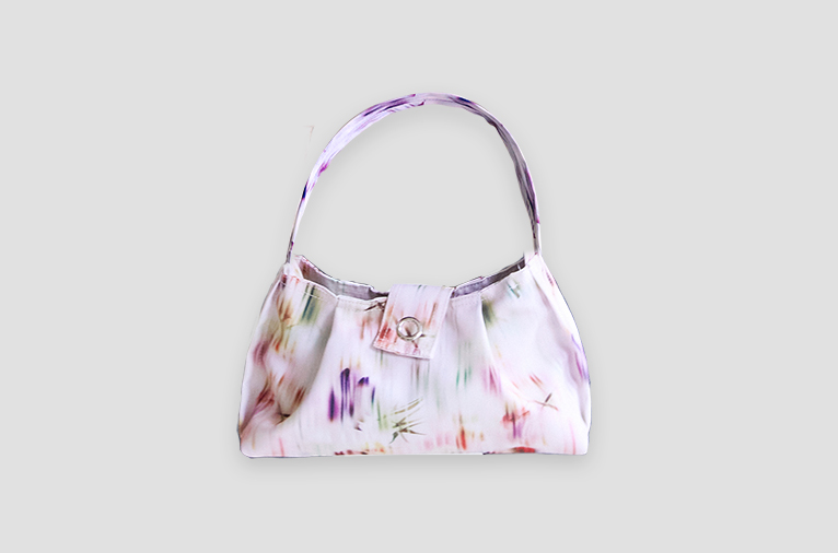 [리즘] Eco flower stripe shoulder bag - Multi