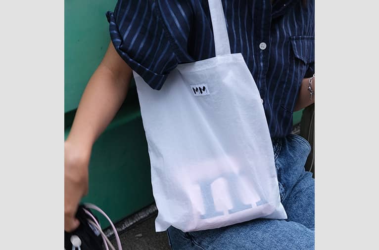 [민민] Clear Light Bag_Pure White (3차입고)
