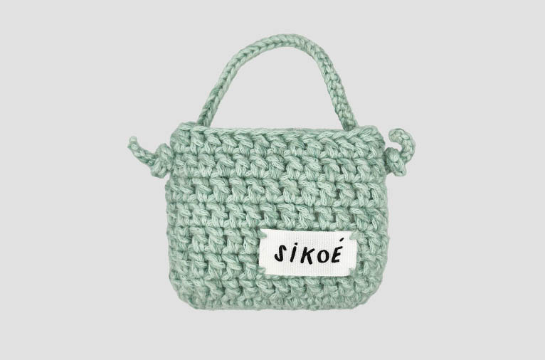 [시코에] Basket Bag _Ash Green