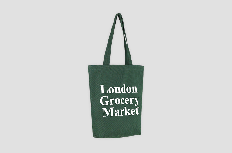 [런던그로서리마켓] Grocery Bag (Forest Green)