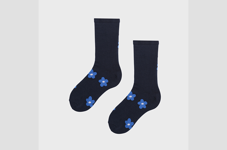 [도넛바이닐샵] flower carpet - blue (재입고)
