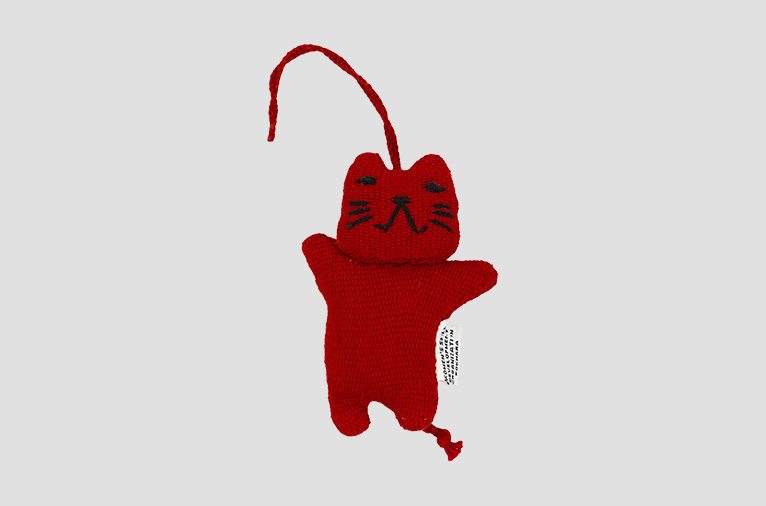 [스모어웨이브] 어글리 고양이 백참 - 빨강
