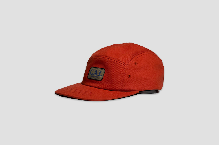 [케이스어랏] LOGO LABEL CAMP CAP - Orange