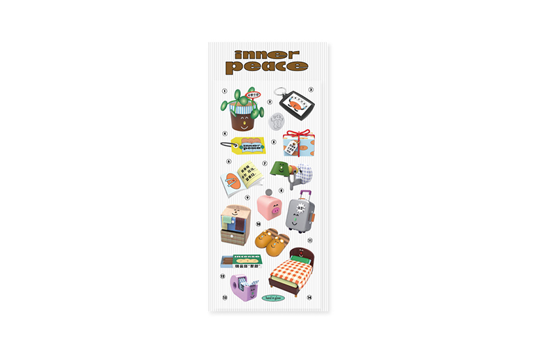[핸드인글러브] inner peace sticker (3차입고)