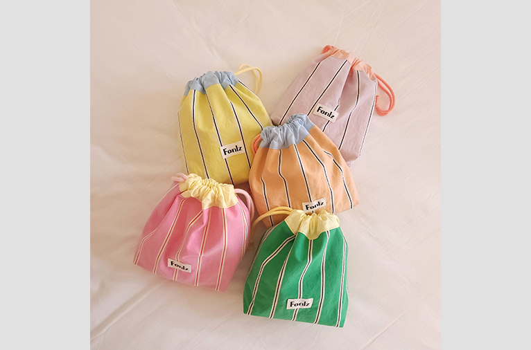 [Fonlz] color line pouch(컬러라인 파우치) (재입고)