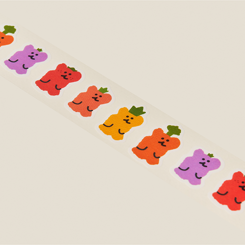 [다이노탱] FRUITY BOBO MASKING TAPE (재입고)