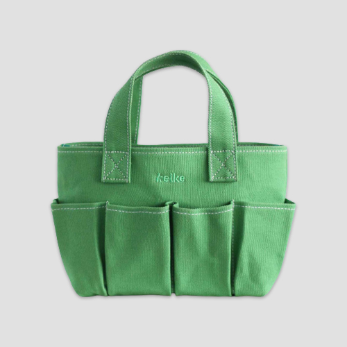 [케이크] pocket tote - green