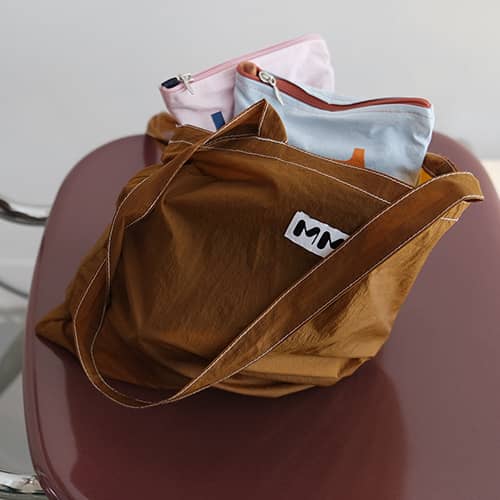 [민민] Clear Light Bag_Nuts Brown (재입고)