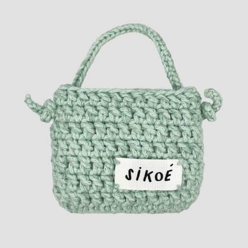 [시코에] Basket Bag _Ash Green