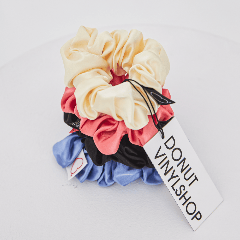 [도넛바이닐샵] Heart bomb scrunchie (4colors) (3차입고)