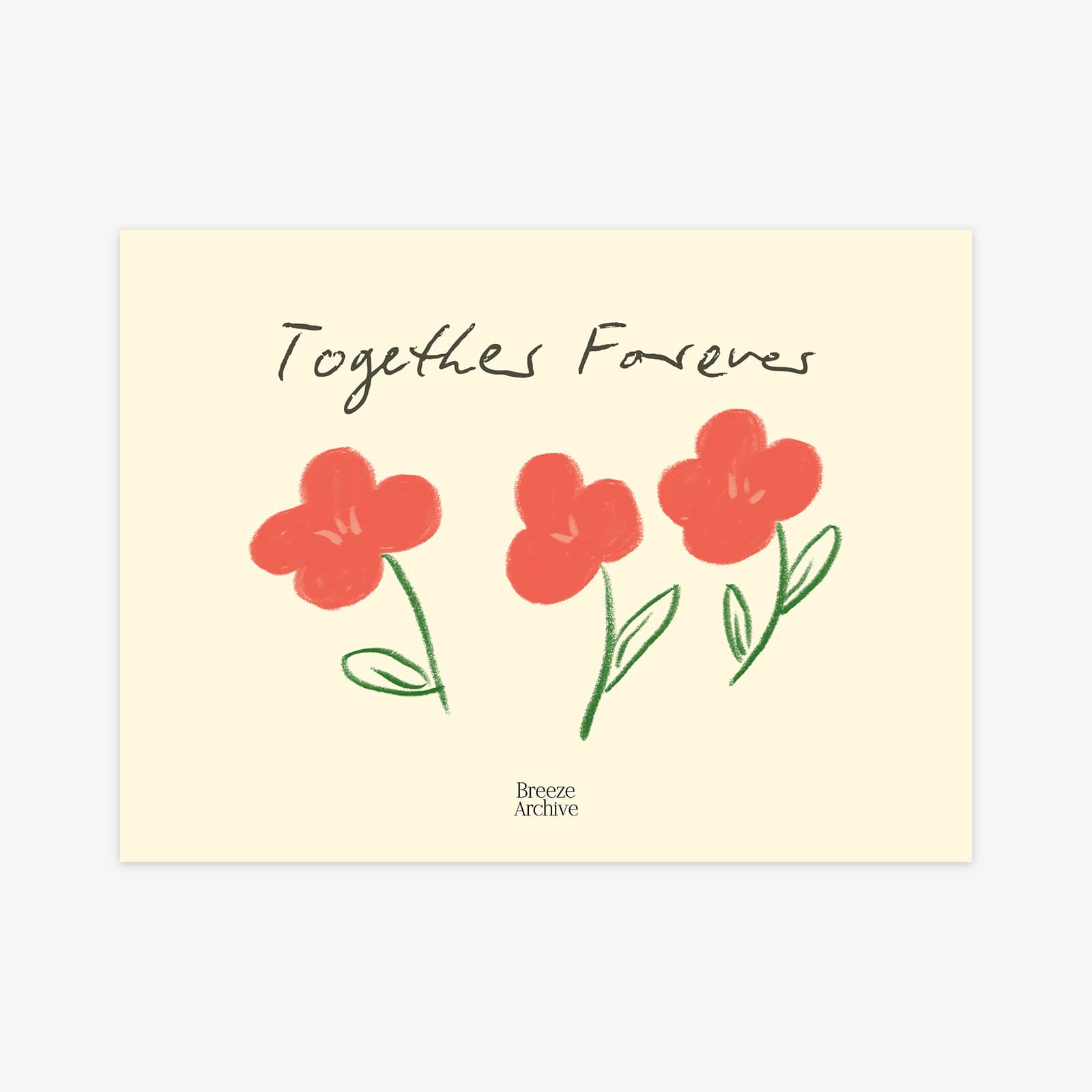 [브리즈아카이브] Drowing Postcard - Together Forever (재입고)