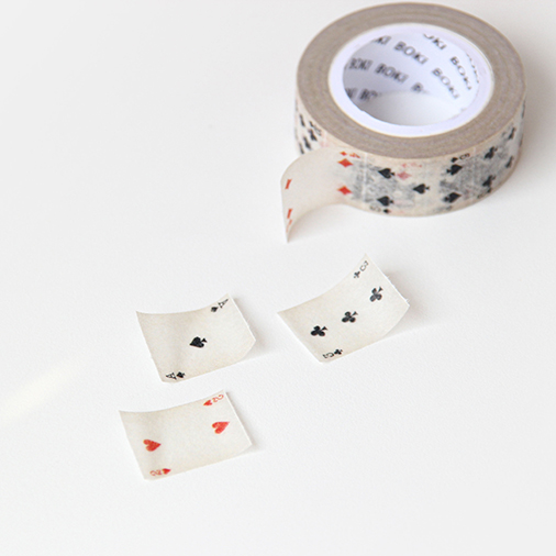 [BOKI] Playing Card Masking Tape