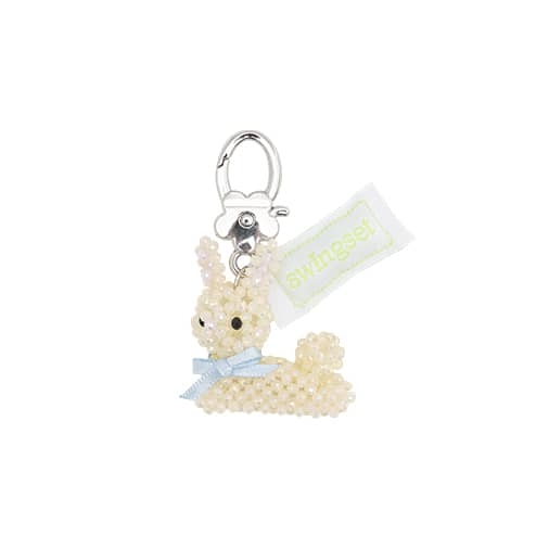 [swingset] Creamy Rabbit Key Ring