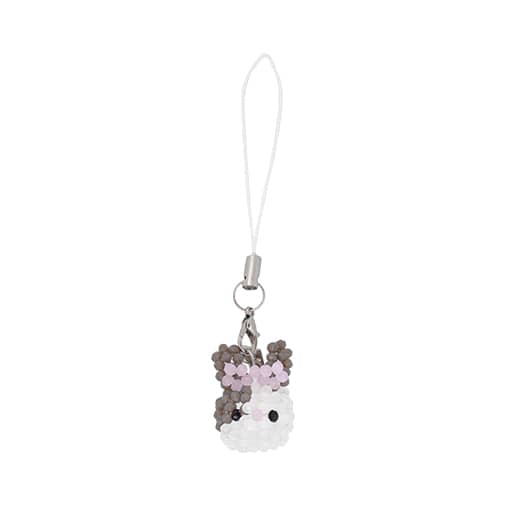 [swingset] Rabbit Phone String (Spotted Gray)