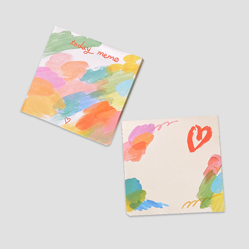 [a letter from] Palette memo pad_2종 (14차입고)