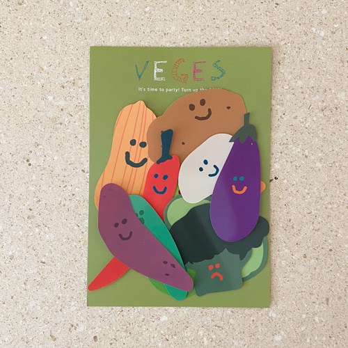 [다이노탱] Veges Sticker Pack