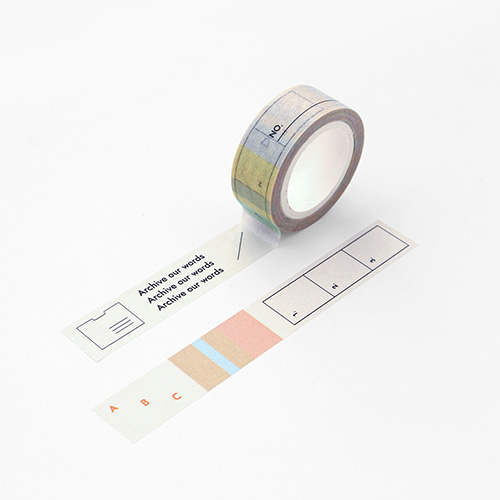 [공장] Archiving masking tape