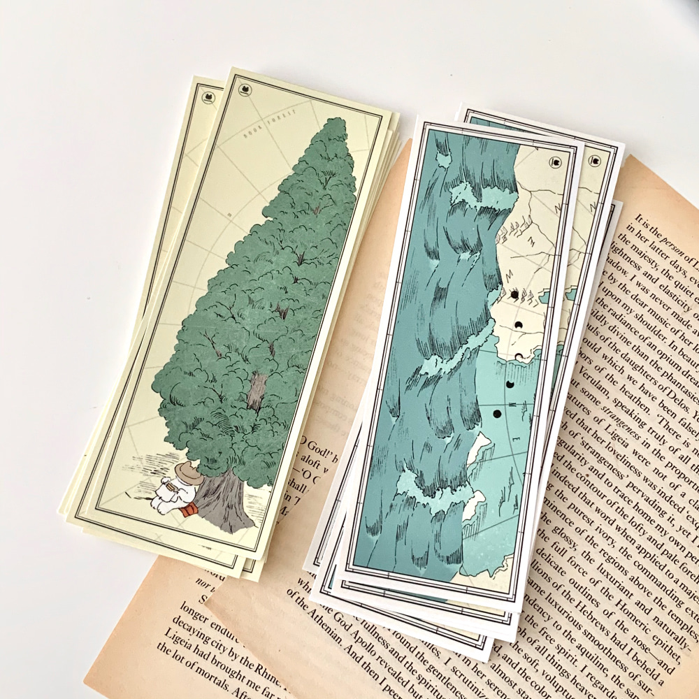 [냥냥빔] world map bookmark (2종) (3차입고)