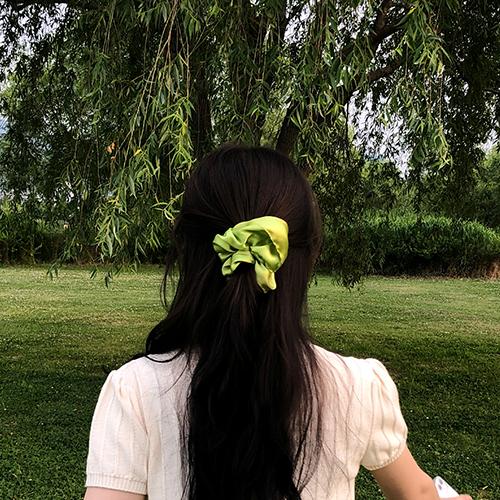 [브리즈아카이브] Flower scrunchie - Grass (마지막수량)