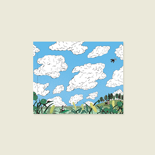 [후긴앤무닌] Mini 아트 포스터 - 푸른 여름 (재입고)