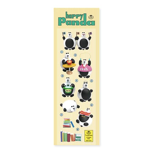 [핸드인글러브] happy panda sticker (재입고)