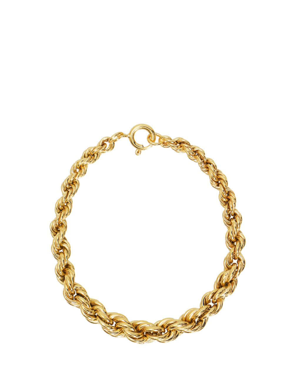 GRADIENT TWISTED CHAIN BRACELET_GOLD