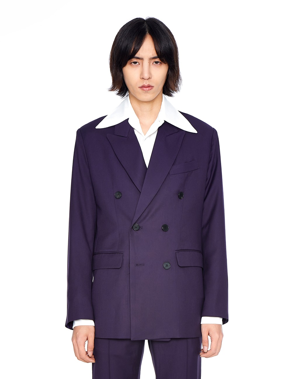 CLASSIC SUIT JACKET_PURPLE