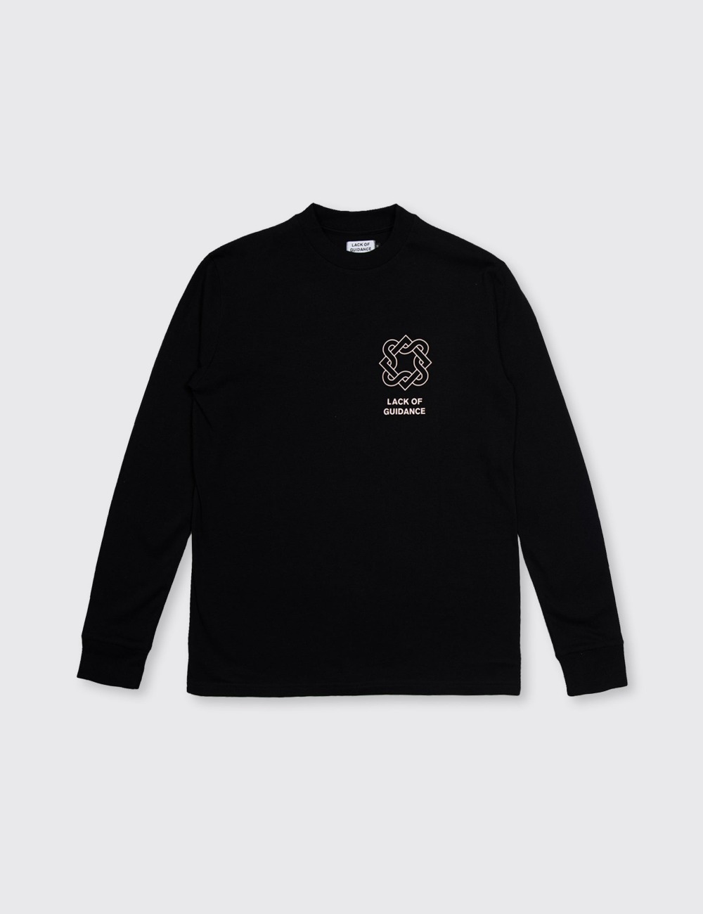 LOGO LONG SLEEVE_BLACK