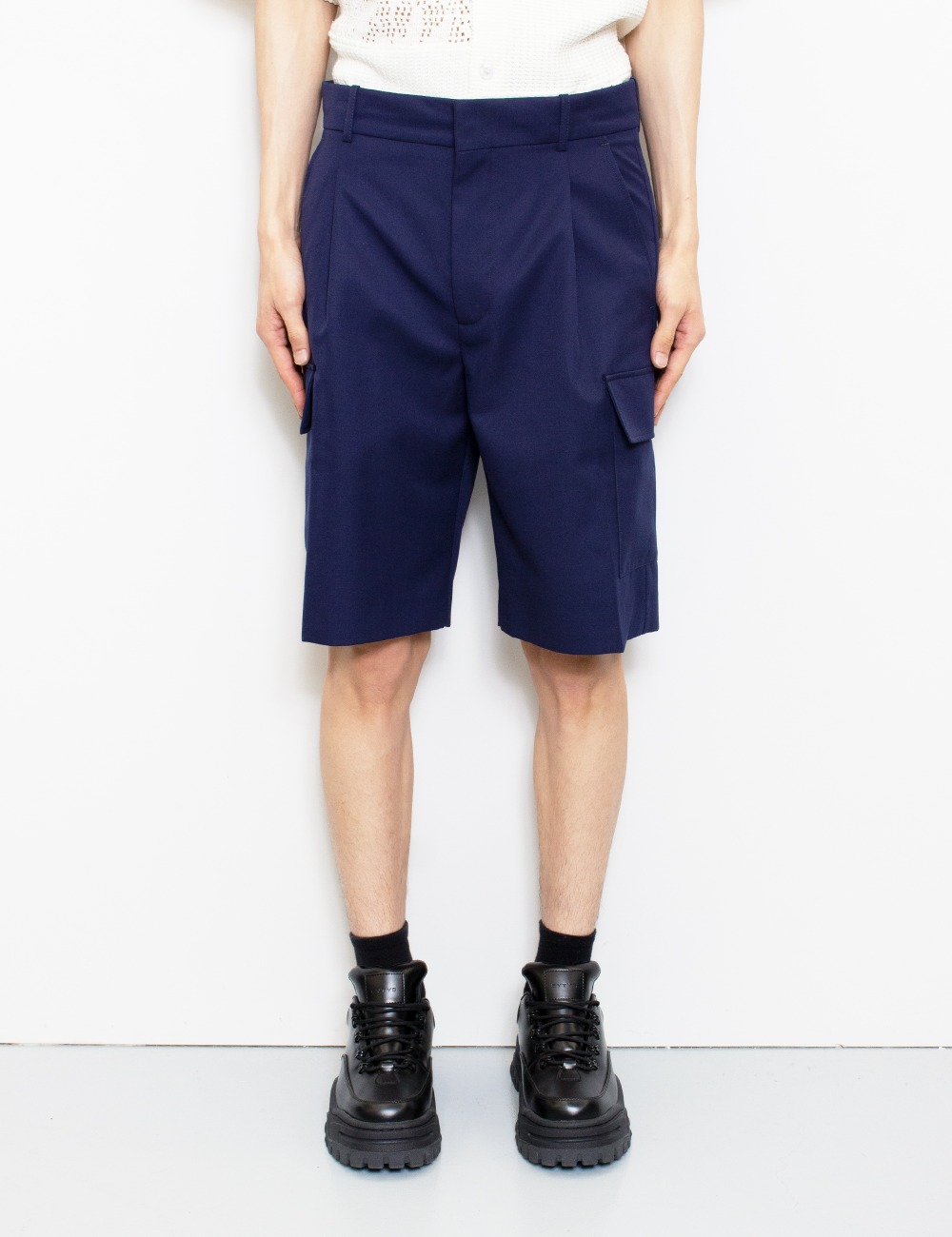 LE SHORT CARGO LAINE_NAVY