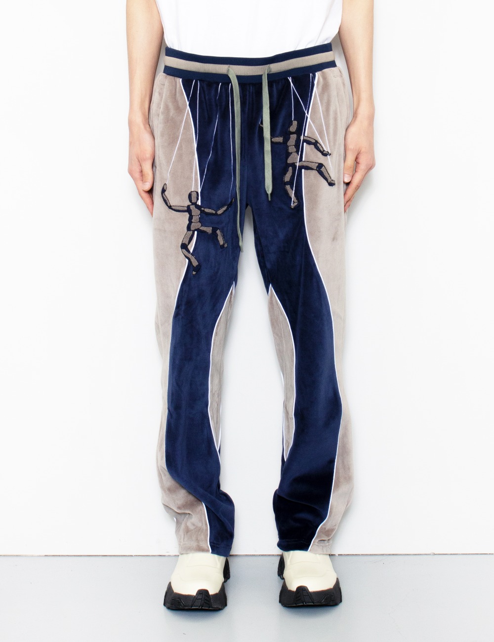 PUPPET MASTER TRACKSUIT BOTTOMS_BLUE/GREEN