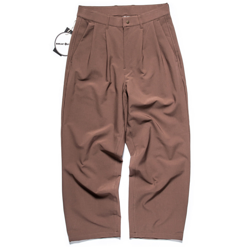 EQUILBRIUM WIDE PANTS_BROWN